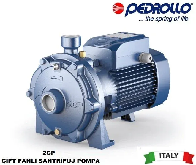 Pedrollo 2CP 40 / 200A 15Hp 380V Çift Fanlı Santrifüj Pompa