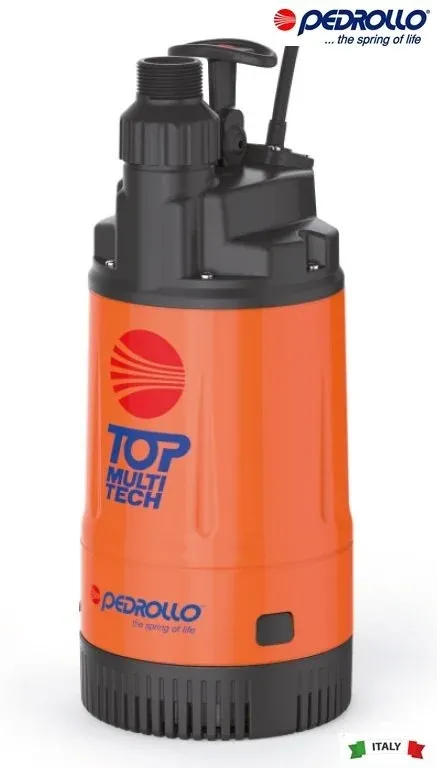 Pedrollo TOP MULTI 3-TECH 0.75Hp 220V Yüksek Basınçlı Keson Kuyu Dalgıç Pompa