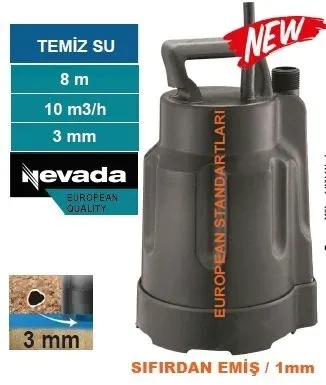 MOMENTUM PKS-370L -370W-220V- PLASTİK GÖVDELİ TEMİZ SU DRENAJ DALGIÇ POMPASI