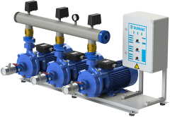 Sumak SMKTC 550 Emişli Çift Kademeli Hidrofor 8 Kat 135 Daire 380 Volt 5.5 Hp