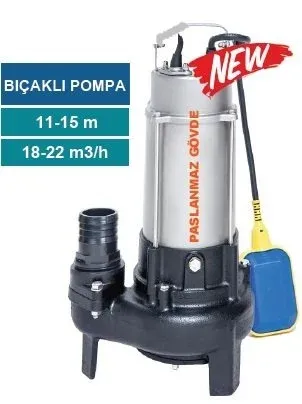 MOMENTUM PSP40-11/1.3F- 1.8HP-220V- PARÇALAYICI BIÇAKLI PASLANMAZ GÖVDELİ FOSEPTİK DALGIÇ POMPA