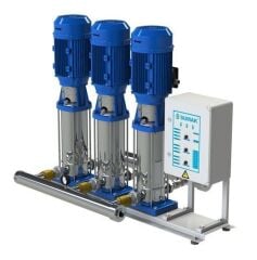 Sumak SHTP16 C 550/10 Üç Pom. Paslanmaz Hidrofor 3x5.5 HP 15 Kat 144 Daire - 380V