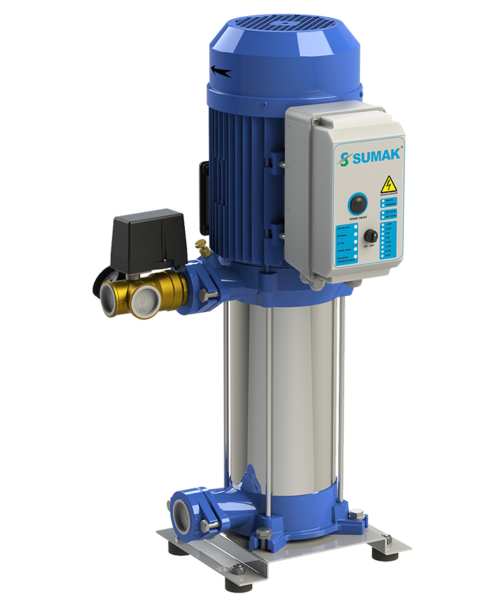 Sumak SHT16 A 550/4 Düşey Milli Kademeli Hidrofor 14 KAT 19 DAİRE