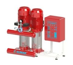 Sumak SHT 12 B 400/7 EEY İki Pom. Yangın Hidroforu 2x4 HP 380V
