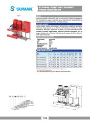 Sumak SHT 34 B 1500/6 EEY İki Pom. Yangın Hidroforu 2x15 HP 380V