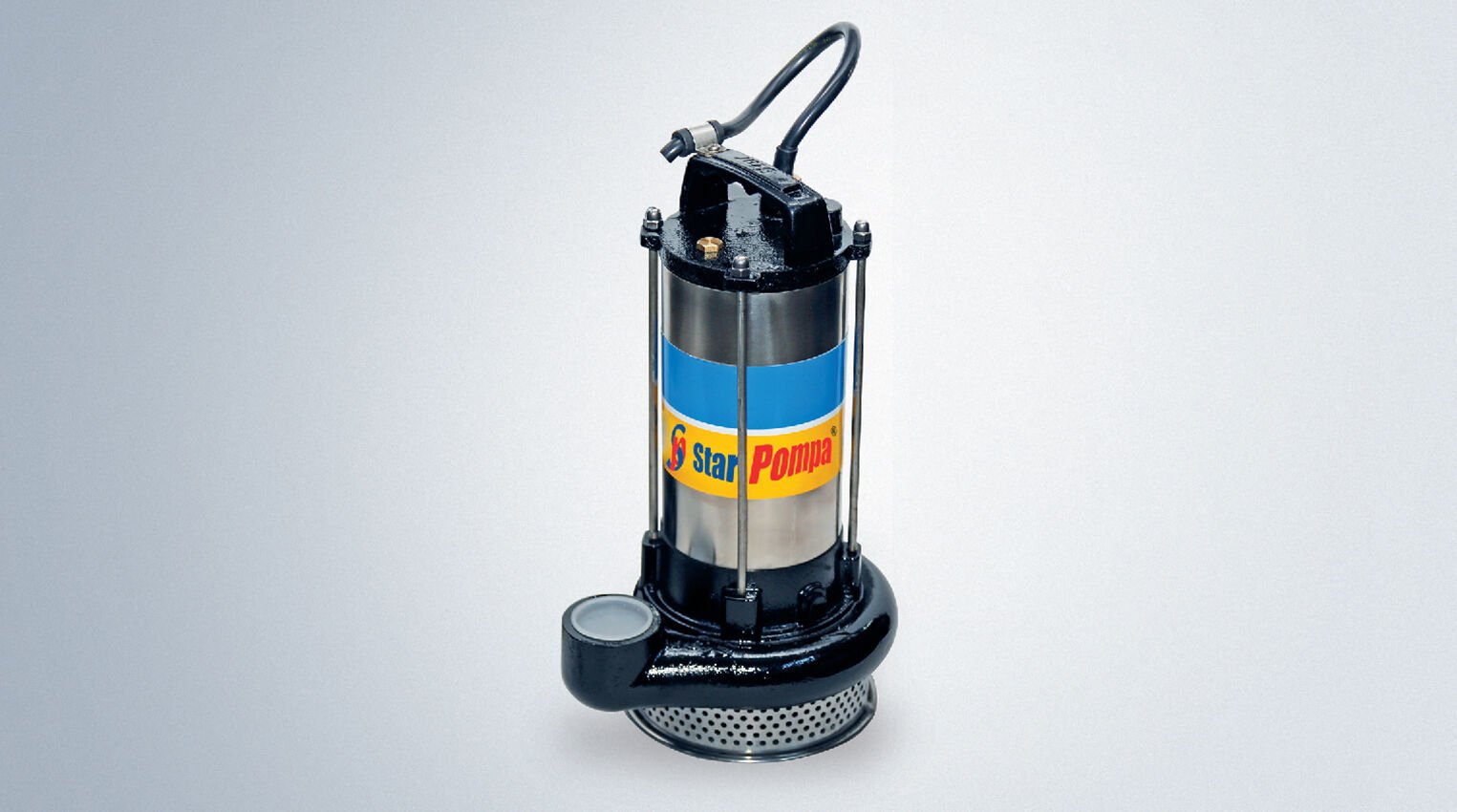 Star SPF-Z 300 M 3 HP 220 V Kendinden Flatörlü Temiz Su Drenaj Pompası + Panolu