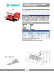 Sumak SMKT 750/2 EJY İki Pom. Yangın Hidroforu 1x7.5 HP 1x1.8 HP 380V