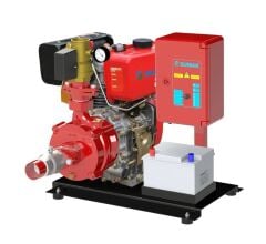 Sumak SMKT 750/2 DY Tek Pompalı Dizel Yangın Hidroforu 7.5 HP