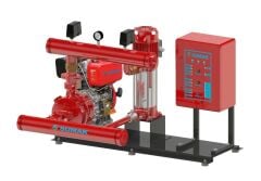 Sumak SMKT 750 EDJY Üç Pom. Yangın Hidroforu 2x7.5 HP 1x1.8 HP 380V