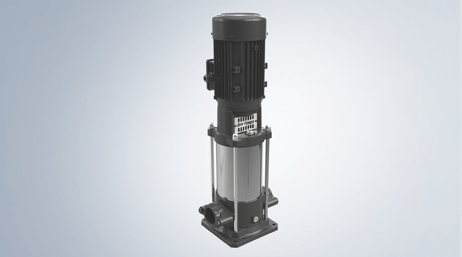 Star Pompa SD-P 5/7 M 1,1 KW 220V IN-LINE Paslanmaz Çark+Difüzörlü Döküm Gövdeli Pompa