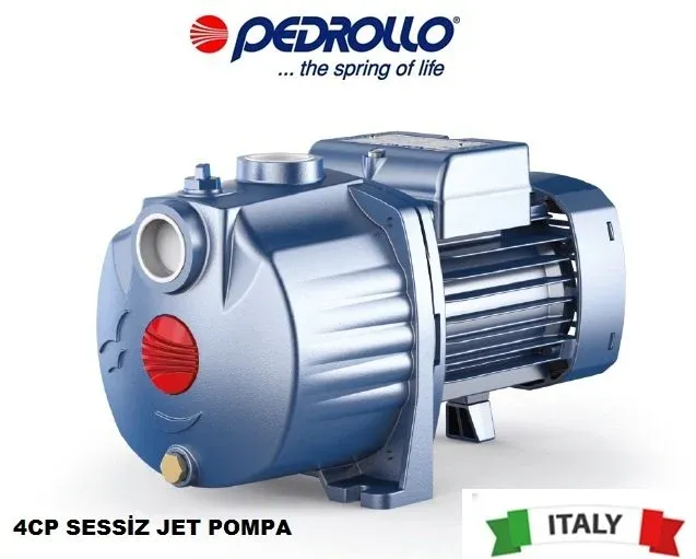 PEDROLLO 4CPm 80C 0.75HP 220 V (SESSİZ) DÖKÜM GÖVDELİ JET POMPA