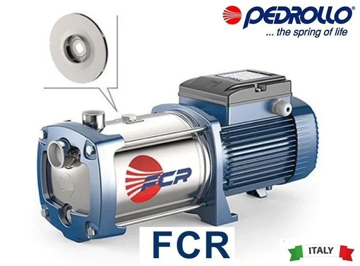 Pedrollo FCRm 90/7 2.5 Hp 220V Komple Paslanmaz Yatay Kademeli Pompa