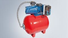 Star Pompa SPJ-Y 20 M 1,5 KW 220 V Yatık 100 LT Tanklı Hidrofor+ Panolu (6 Kat-12 Daire)