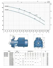 Pedrollo 2CP 40 / 180B 7.5Hp 380V Çift Fanlı Santrifüj Pompa