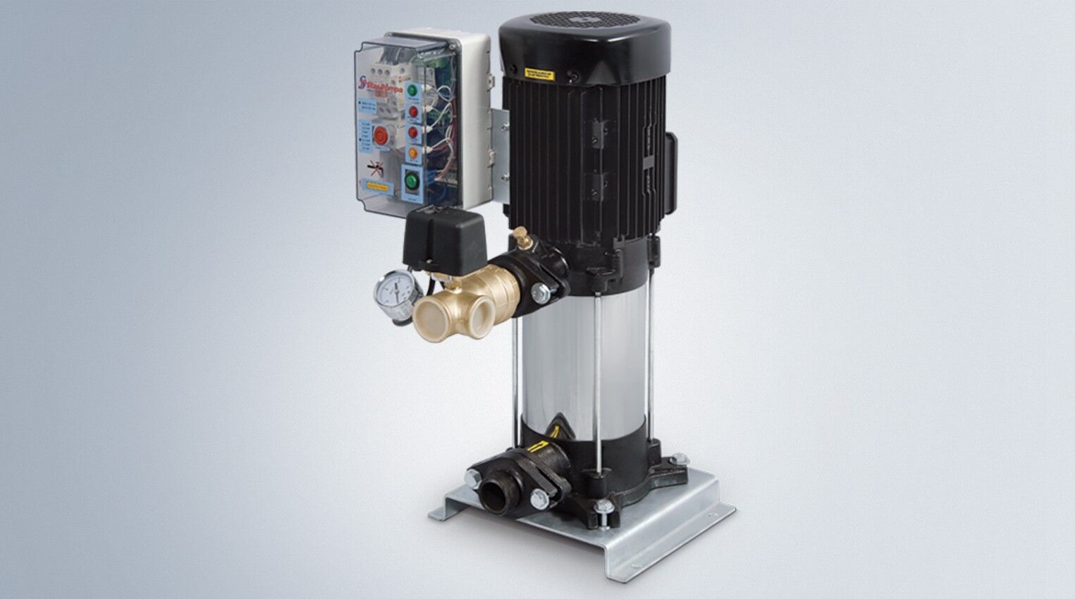 Star Pompa 1 SD 100/4 T 4 KW 380 V Tek Pompalı Düşey Tip Paket Hidrofor (10 kat-45 daire)