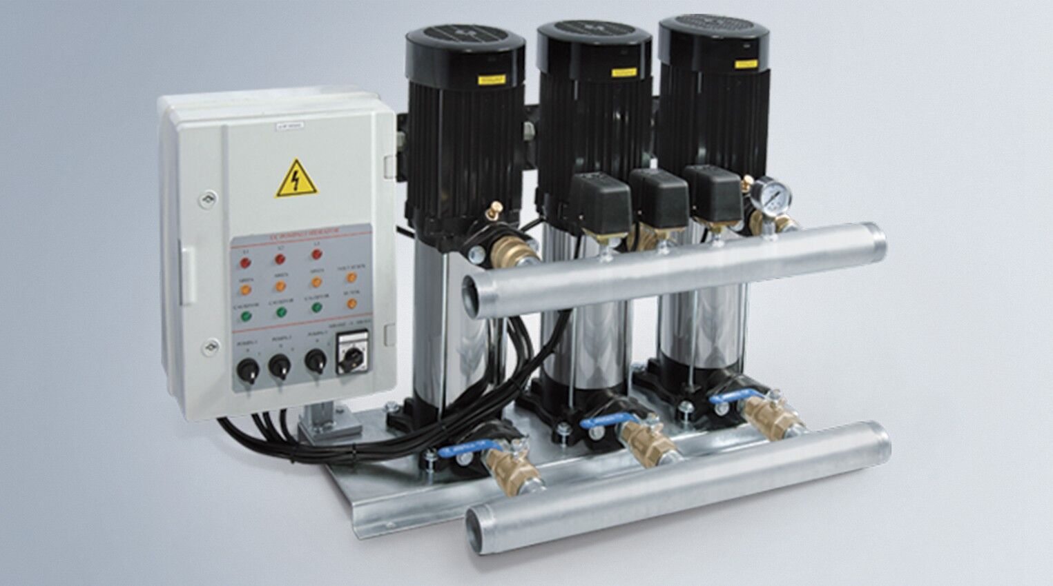 Star Pompa 3 SD 100/5 T 4 KW 380 V Üç Pompalı Düşey Tip Paket Hidrofor (16 kat-130 daire)