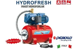 Pedrollo HYDROFRESH JSWm 2CX - Y-24LT 1Hp 220V Tanklı Paket Hidrofor