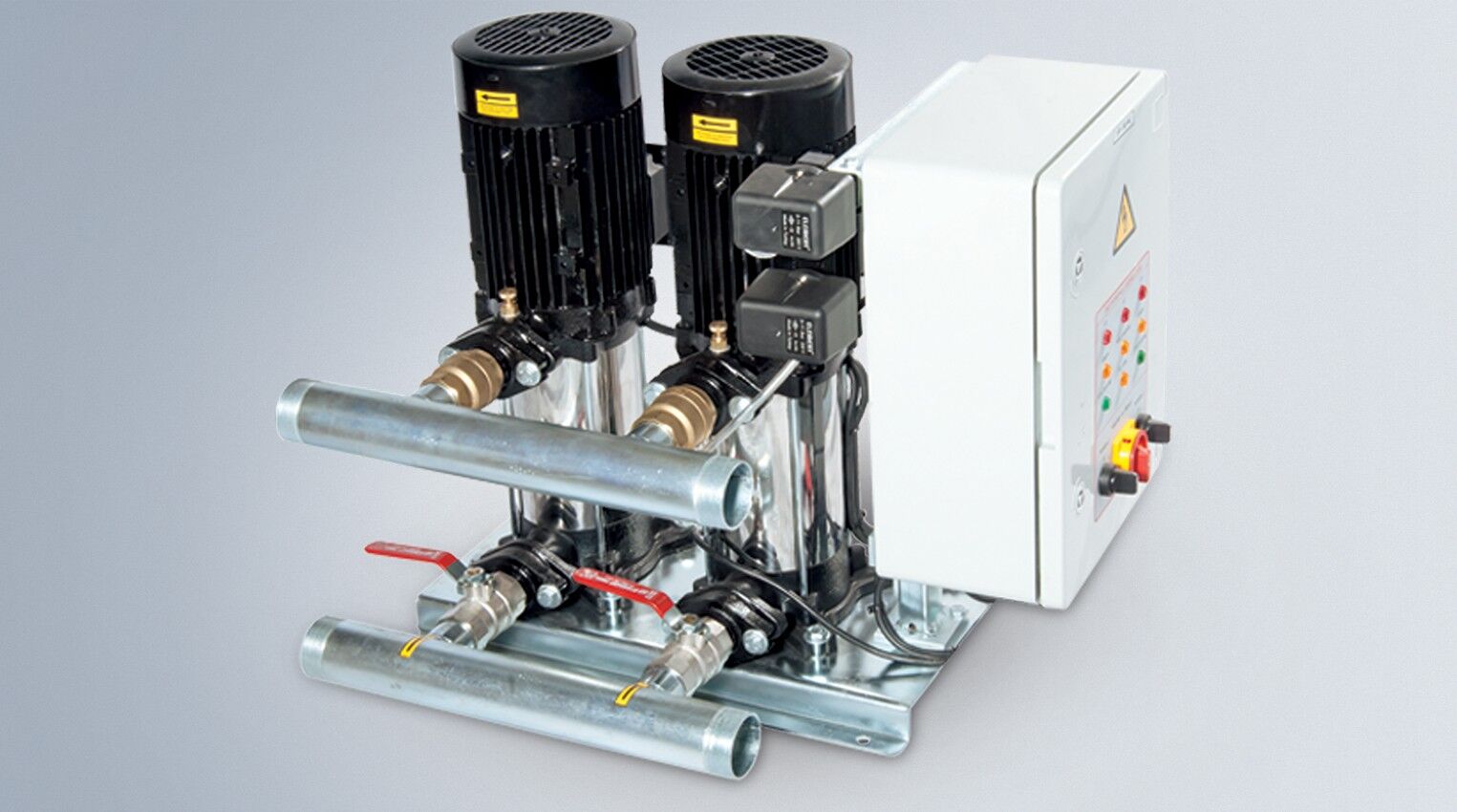 Star Pompa 2 SDF 90/8 T 3 KW 380 V Çift Pompalı Frekans Konvertörlü Hidrofor (12kat-90 daire)