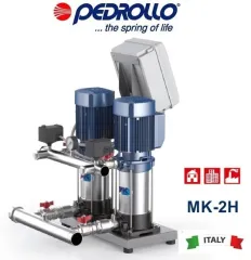 Pedrollo MKm 2H - 8/6 2x3Hp 220V İki Pompalı Dikey Milli Paket Hidrofor