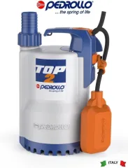 PEDROLLO TOP 2 220V 0.5HP 220v Plastik Gövdeli Dalgıç Pompa