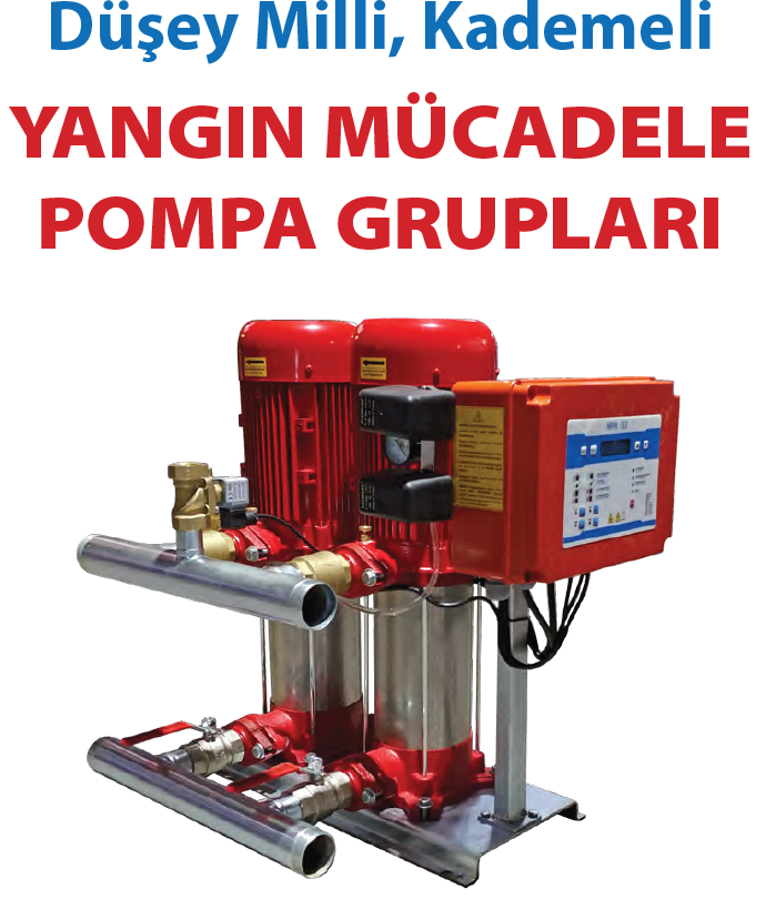 Star Pompa Düşey Milli Kademeli Yangın Mücadele Pompa Grupları