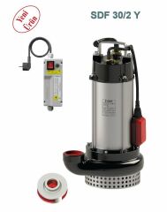 Sumak SDF 20/2-Y Az Kirli Drenaj Dalgıç Pompa 2.2 HP 220V