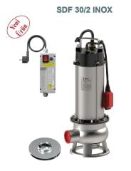 Sumak SDF 20/2 İnox Az Kirli Paslanmaz Drenaj Dalgıç Pompa 2.2 HP 220V