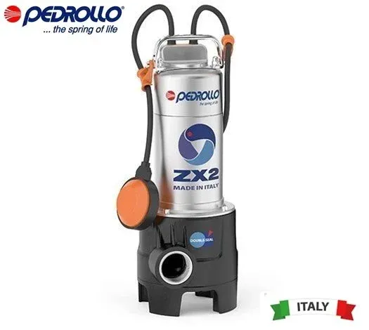 Pedrollo ZXm 2/30 0.75Hp 220V Paslanmaz Gövdeli Foseptik Dalgıç Pompa