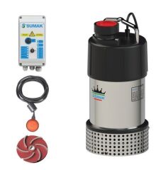 Sumak SDTV 40/2.5 Z Gömlek Soğutmalı Dalgıç Pompa Trifaze 380V 4 Hp
