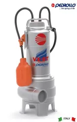 PEDROLLO VXm 10/35-ST 220V 1HP Paslanmaz Gövdeli Foseptik Dalgıç Pompa