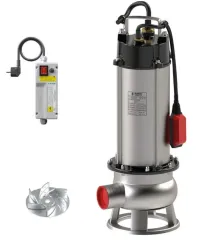 Sumak SDFV 30/2 İnox Paslanmaz Foseptik Dalgıç Pompa 3 HP 220V