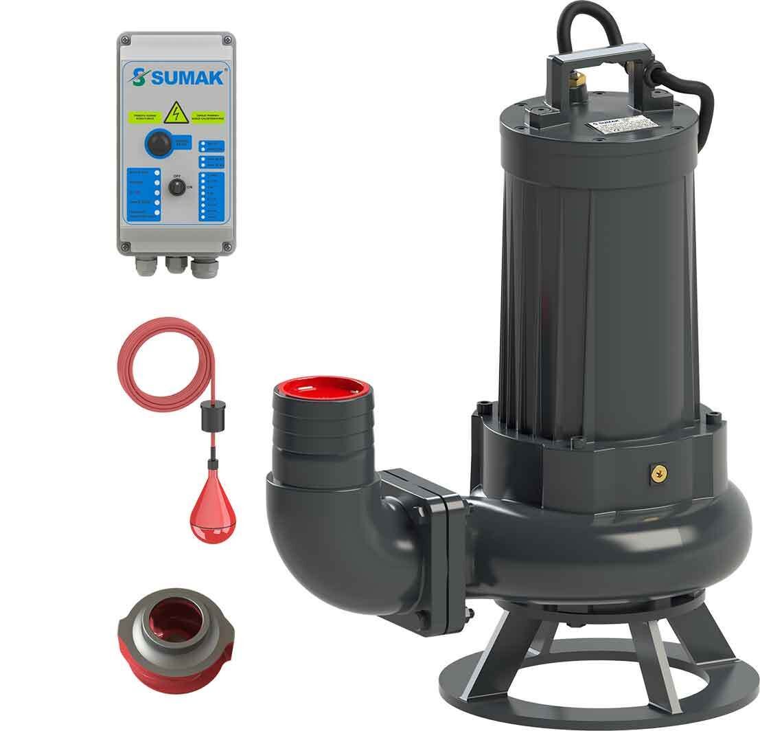 Sumak SDTK 75/4 Foseptik Pompası Yüksek Debili 7.5 HP