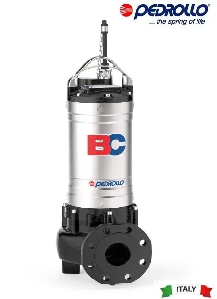 Pedrollo BC 55/35 5.5Hp 380V Epoksi Döküm Gövdeli Foseptik Atık Su Dalgıç Pompa