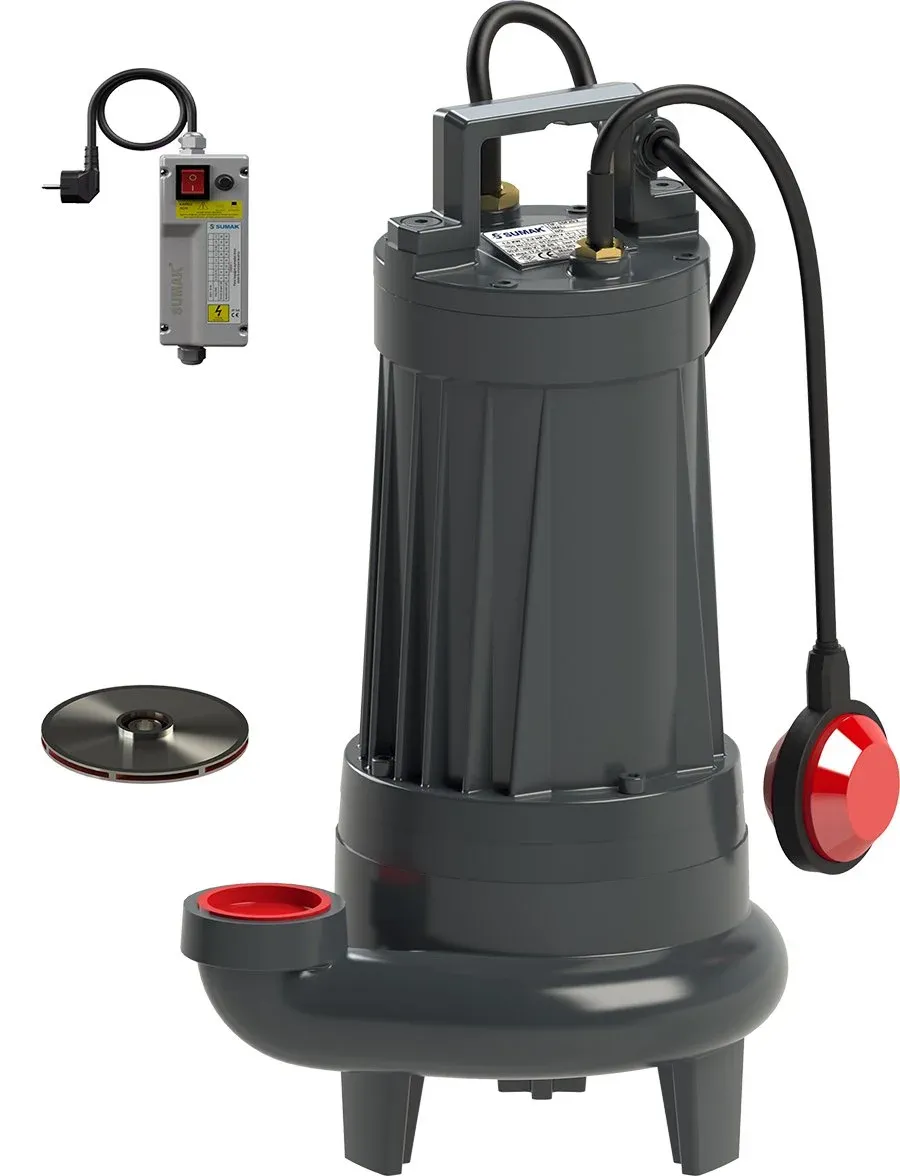 Sumak SDF 25/2 Temiz Su Dalgıç Pompa Monofaze(220V) 3 Hp