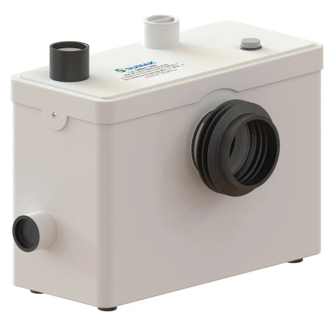 Sumak SMAC 600 Wc Öğütücülü Bıçaklı Tahliye Pompası 9 mss 16 m³/h