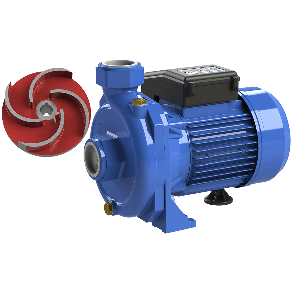 Sumak SMT 150-A Açık Çarklı Santrifüj Pompa Trifaze (380V) 1.5HP