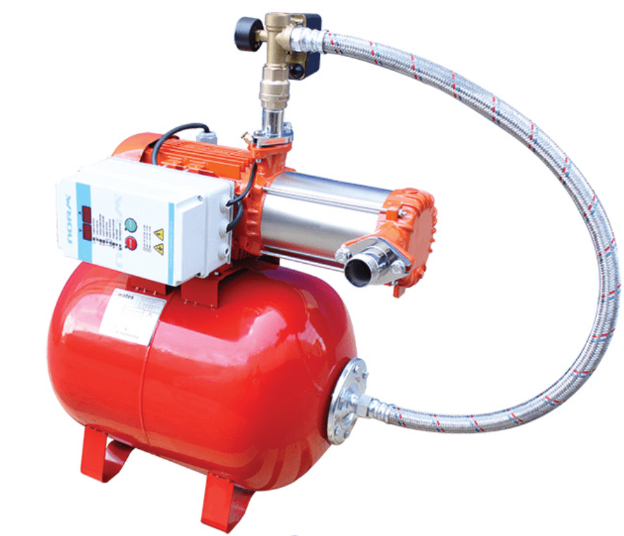 NORM NBY 2104 T-50 1.HP 380V 50 LT TANKLI YATAY POMPALI TAM OTOMATİK PAKET HİDROFOR